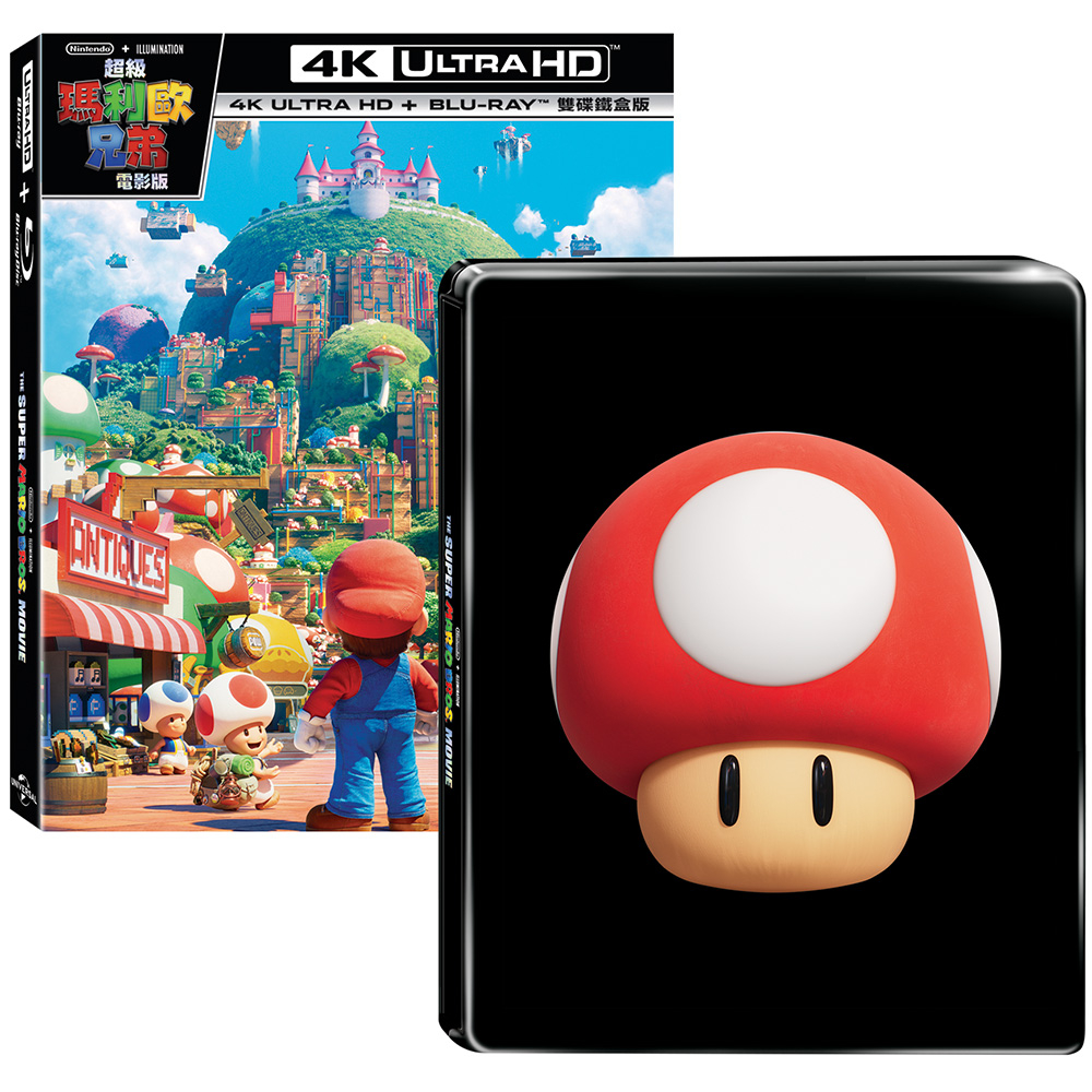 超級瑪利歐兄弟電影版 (UHD+BD雙碟鐵盒版)/The Super Mario Bros. Movie (UHD+BD Steelbook) eslite誠品