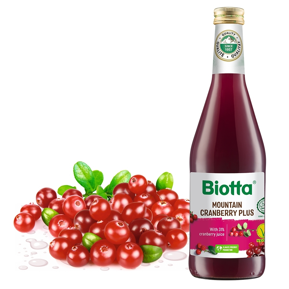 Biotta 百奧維他 蔓越莓配方果汁 500ml/瓶 瑞士原裝進口