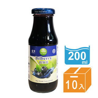 【天廚】天然藍莓汁200ml/(小)瓶─10入售