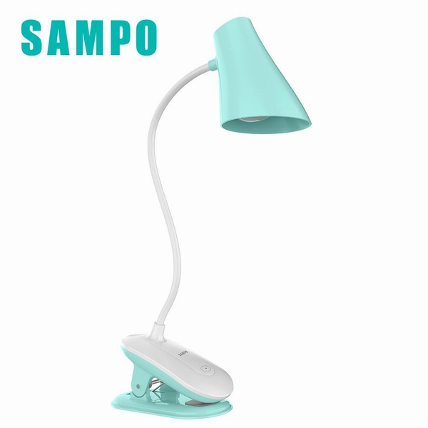 SAMPO 聲寶USB充電式夾式檯燈 LH-N1901UL 柔和自然光 夾式/桌立兩用
