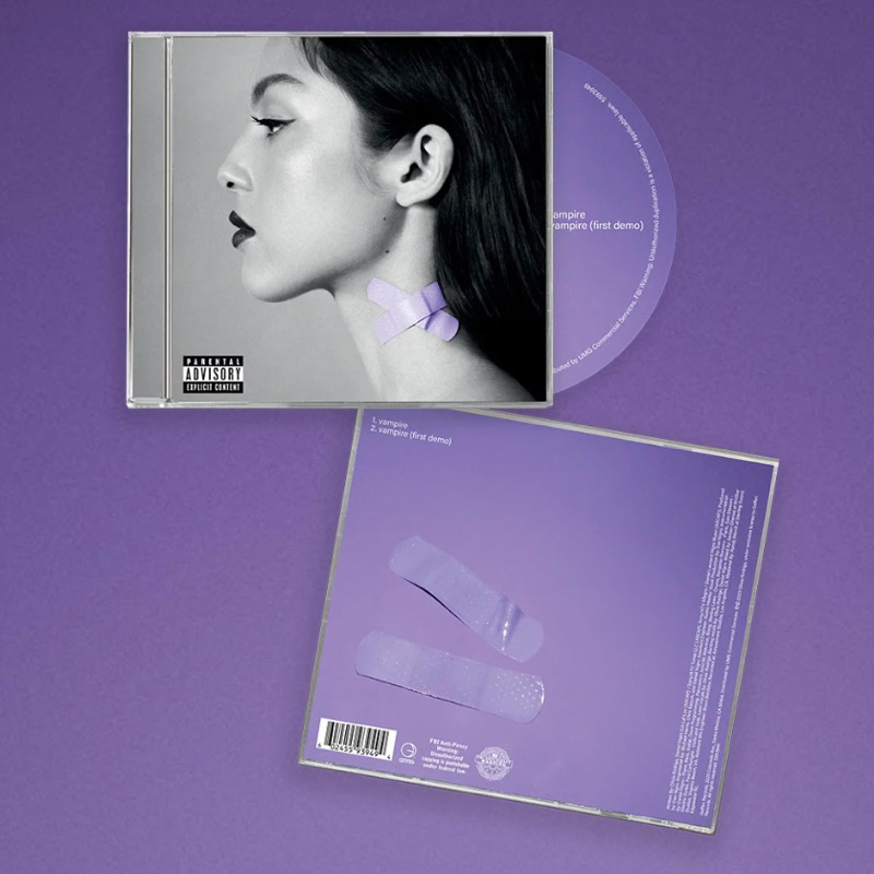 F•L🚀(現貨)🇺🇸US ONLY 官方 Olivia Rodrigo 2023新單曲 Vampire CD