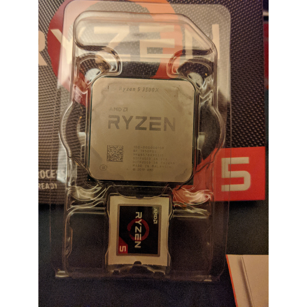 AMD Ryzen 5 3500X 6C6T AM4 CPU (含原廠扇)