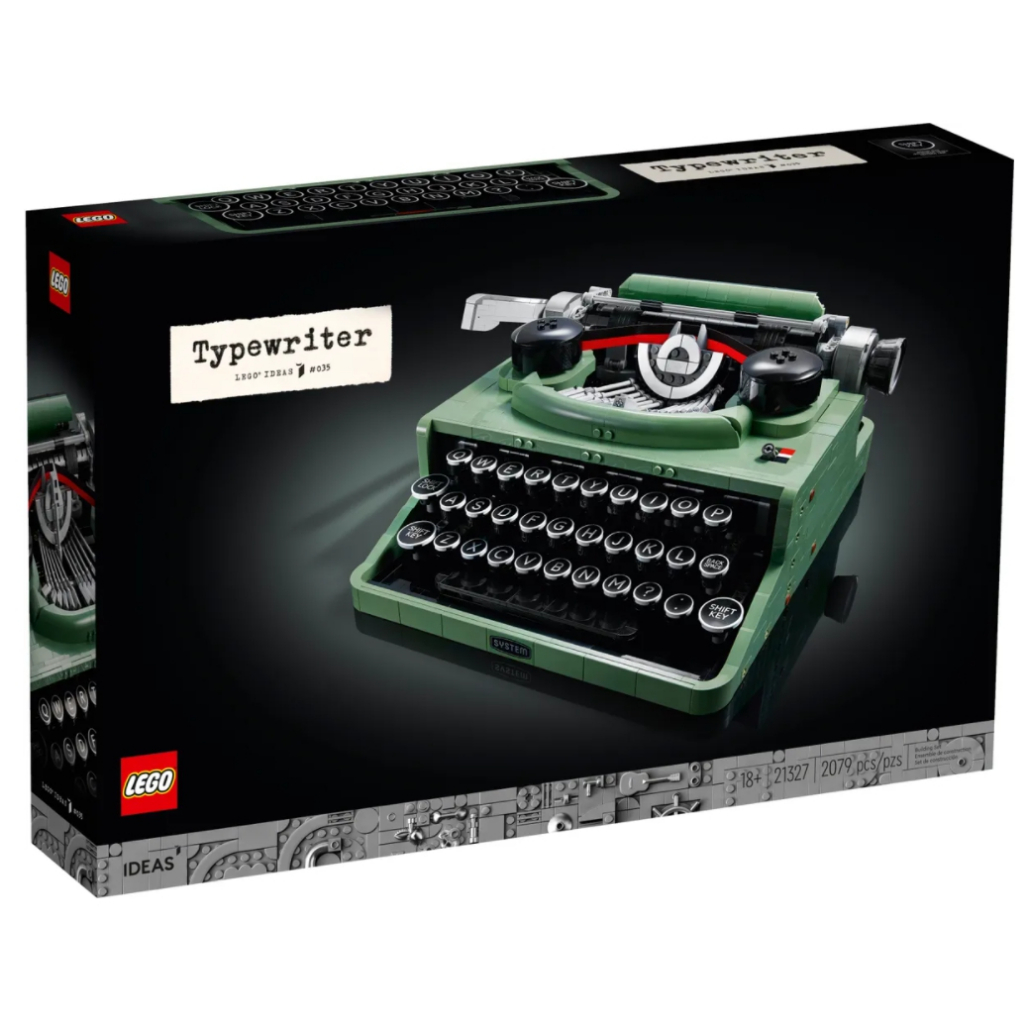 全新 樂高 LEGO 21327 IDEAS 打字機 Typewriter 復古 造型 積木