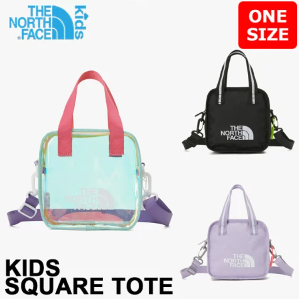 預購 韓國 The North Face KIDS SQUARE TOTE 兒童兩用方形小包 可肩背可手提