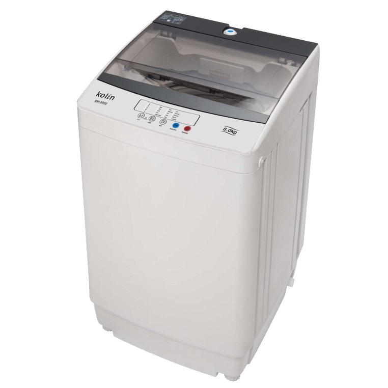 ★全新品★Kolin歌林 8公斤單槽全自動定頻直立式洗衣機BW-8S02(灰色) 金級省水標章
