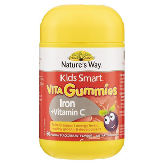 🎐黃小姐的異想世界🎐Nature's Way Kids Smart Vita 軟糖鐵 + 維生素 C 60 顆軟糖