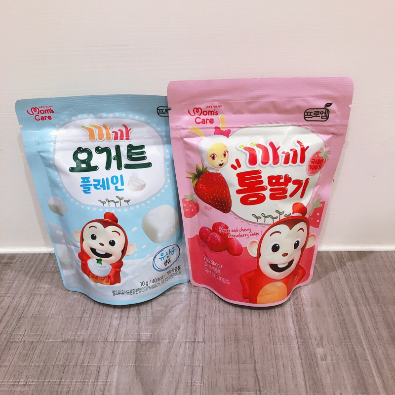🎀新品現貨 現貨-韓國🇰🇷mom’s care 草莓果乾/原味優格塊