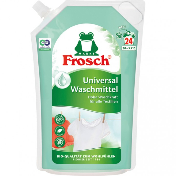 『現貨』 Frosch 德國小綠蛙 基礎潔淨洗衣精 1.8L No.1家用清潔品