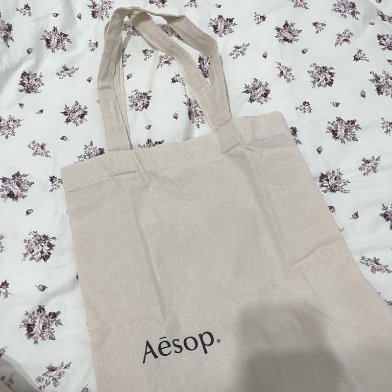 （全新）Aesop環保棉麻袋/購物袋