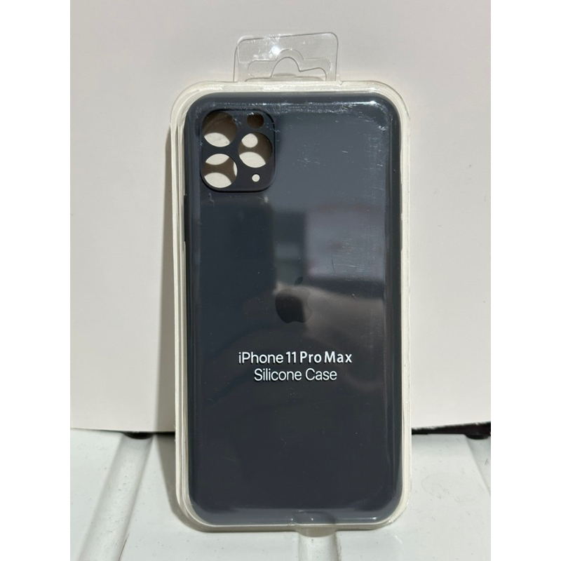 [] 全新未拆 Apple 蘋果 原廠 iphone 11 pro max 矽膠保護殼 - 黑色