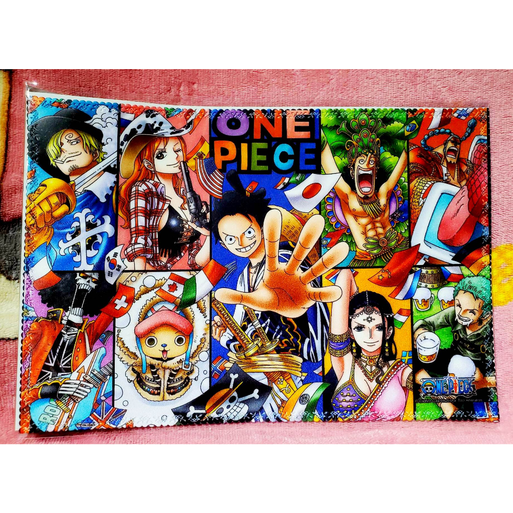 ONE PIECE海賊王航海王萬用墊-香吉士&魯夫喬巴&香吉士&騙人布&娜美&索龍&羅賓&佛朗基&布魯克等