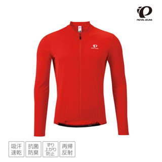 【Pearl izumi】608-BL-4 春夏款 輕量透氣 男款長車衣 紅