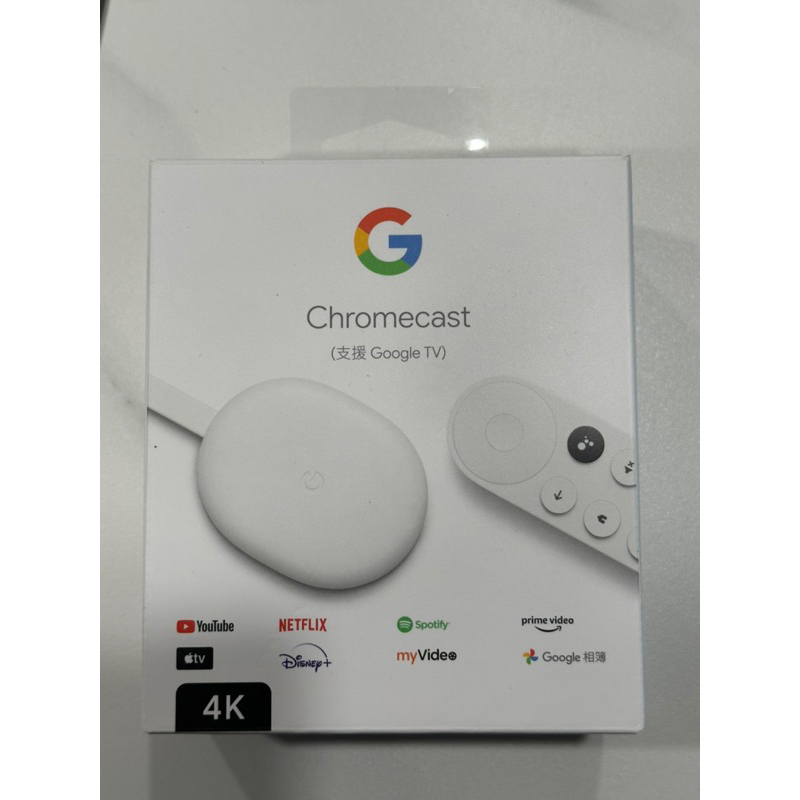 google chromecast 4K 支援google tv 二手 九成新