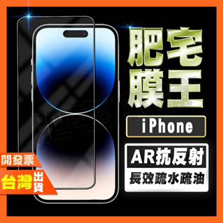 IPHONE 16 15 14 13 12 11 PRO MAX PROMAX 指紋辨識 AR抗反射 鋼化膜 保護貼