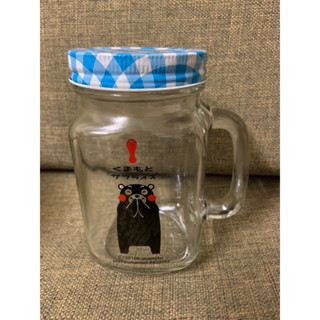 （全新）KUMAMON 玻璃杯罐/梅森杯