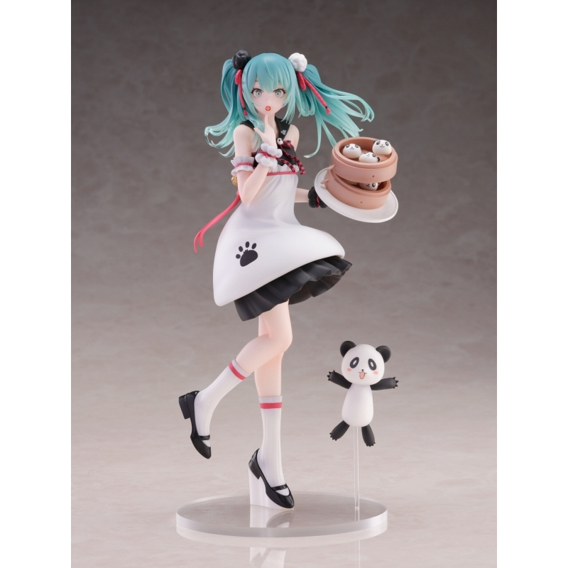 日版 金證 初音未來 饅頭包包造型 熊貓竹林 PVC 完成品