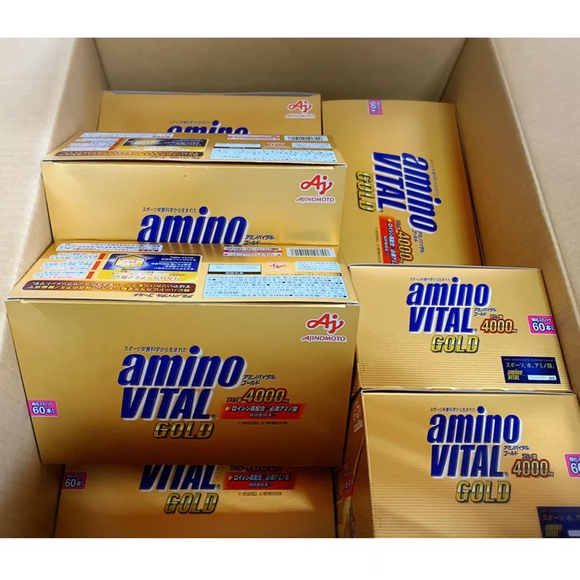 日本味之素 ajinomoto amino VITAL GOLD 4000 氨基酸粉末 BCAA 必需胺基酸