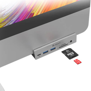 ADAM 亞果元素 CASA HUB i8 USB-C 3.1 8 port 集線器 for iMac, iMac