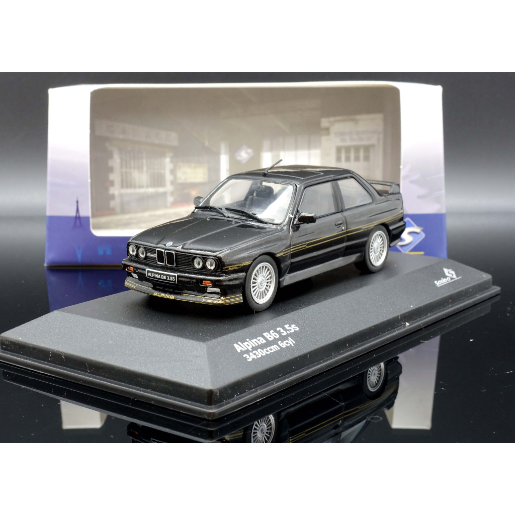 【M.A.S.H】[現貨特價] Solido 1/43 BMW Alpina B6 3.5S (E30) black