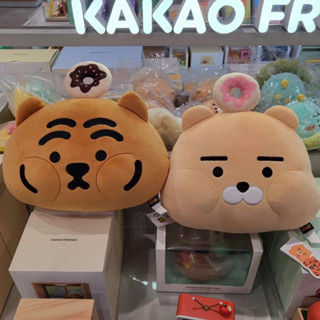 韓國kakaofriends 甜甜圈萊恩 muzik tiger 甜甜圈老虎 萊恩抱枕