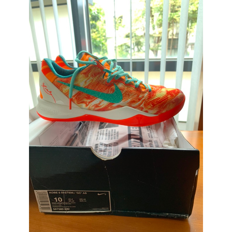 出售收藏品NIKE-KOBE 8明星賽-al star game全新nike正品US10(587580-800)一般鞋盒