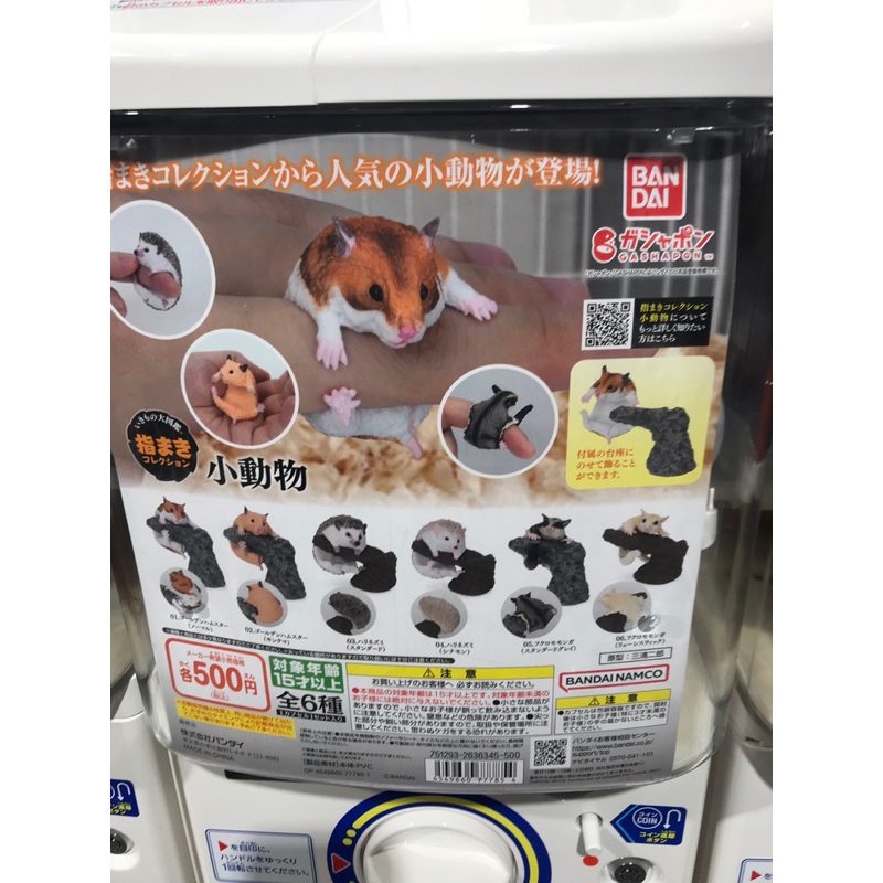 扭蛋 指尖動物 蜜袋鼯 兄弟 日本當地扭蛋 新鮮空運來台