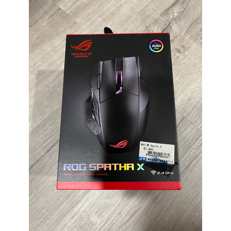 ASUS ROG Spatha X 2.4GHz無線電競滑鼠