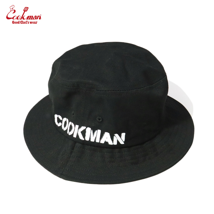 COOKMAN USA 233-31171 BUCKET HAT BLACK 漁夫帽 (文字黑色) 化學原宿
