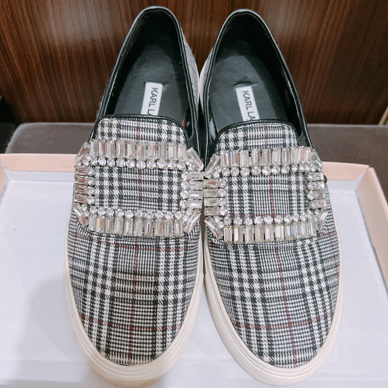 Karl Lagerfeld卡爾-格紋鞋