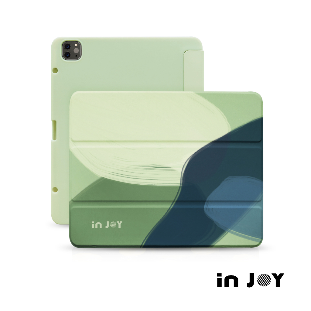 INJOY｜iPad case 12.9/Air5/iPad 9/mini 6 微風荷蘭 附筆槽平板保護套