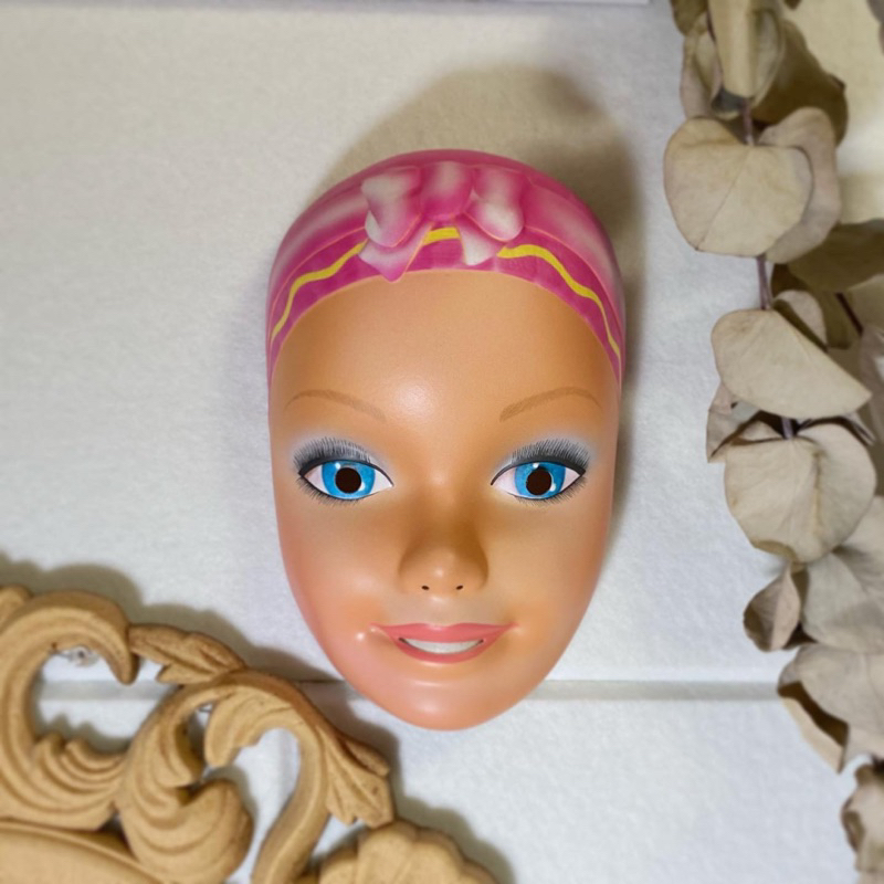 芭比娃娃 古董芭比 面具 義大利製老玩具