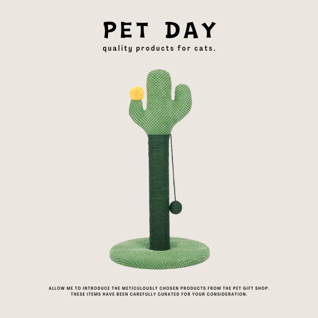 Pet day🐈仙人掌耐磨不掉屑貓抓柱