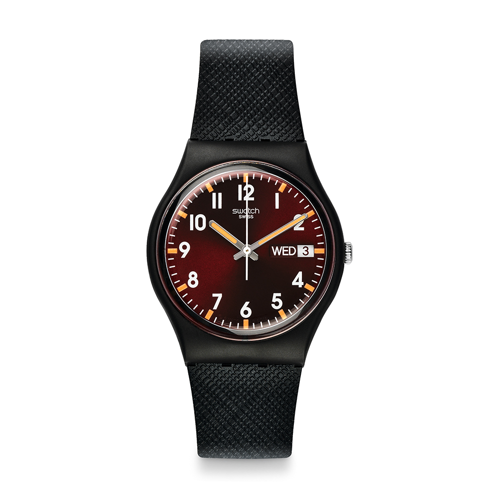 【SWATCH】Gent 原創 手錶 瑞士錶 SIR RED (34mm) 男錶 女錶 SO28B704