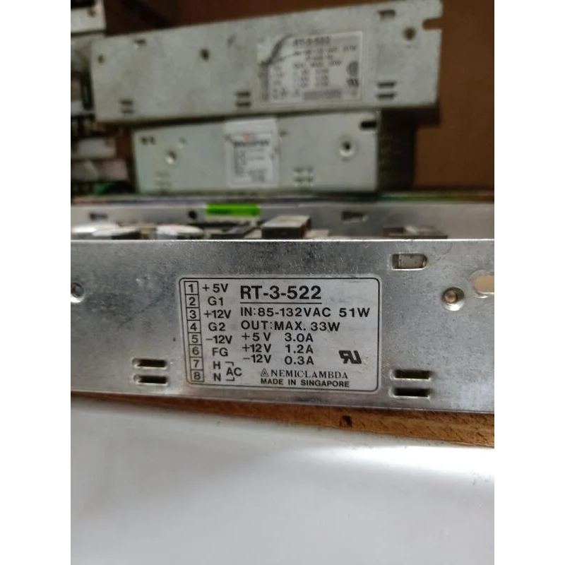 NEMIC Lambda RT-3-522 85-132VAC 33W 5/+12/-12
