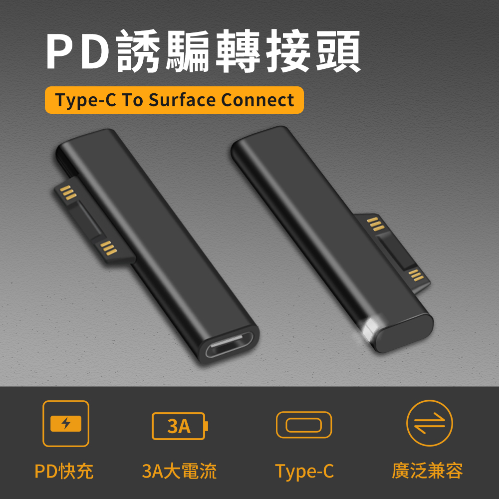 PD誘騙 轉接頭 (Type-C To Surface Connect) [伯特利商店]