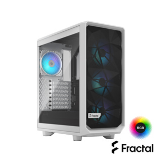 Fractal Design Meshify 2 Compact RGB White 白色 鋼化玻璃 側透 機殼 ATX
