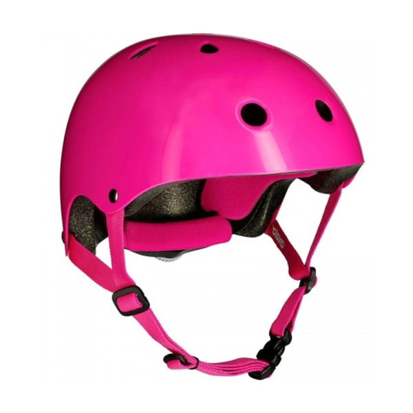 迪卡儂 OXELO兒童直排輪 / 自行車安全帽 (3個調節系統) 48-52cm-桃紅色