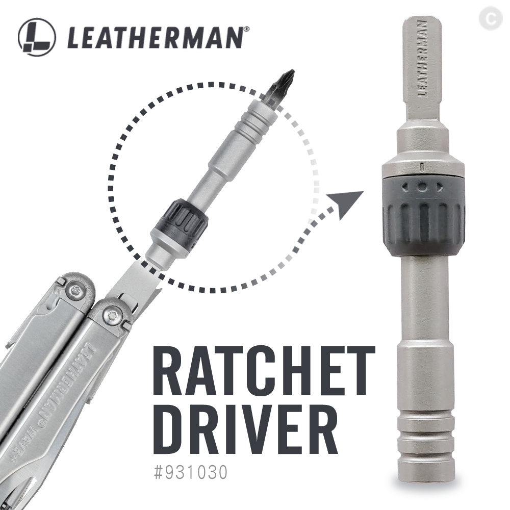 【LED Lifeway】Leatherman (公司貨) RATCHET DRIVER 棘輪驅動器 #931030