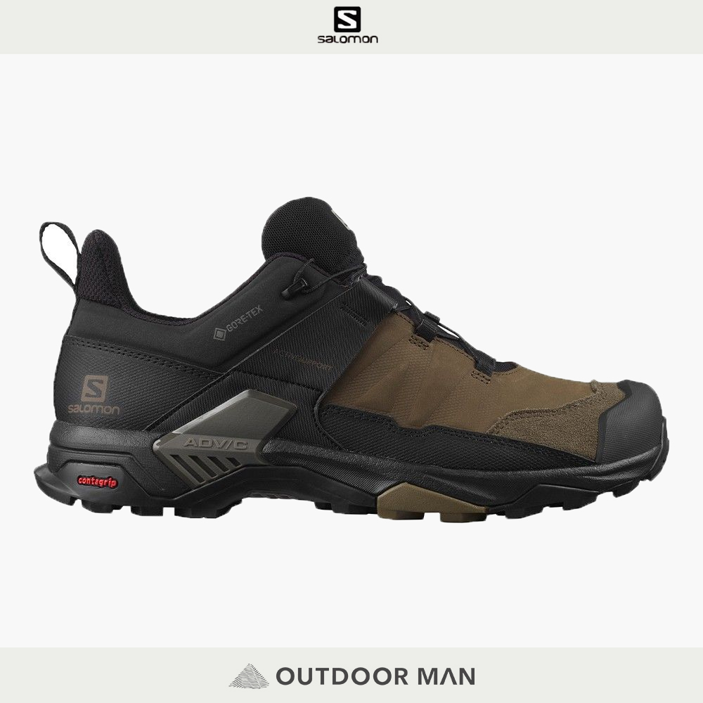 [Salomon] 男款 X ULTRA 4 LTR GTX 低筒登山鞋  沙漠棕/黑/袋鼠褐 (L413515)