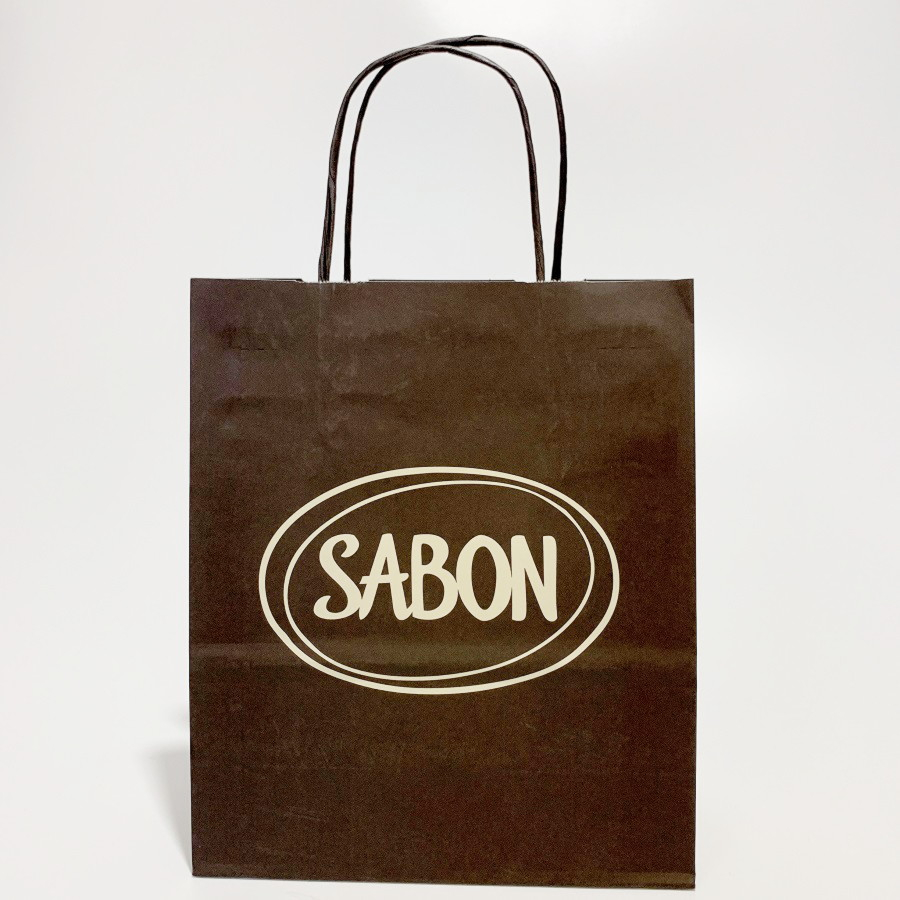 SABON 專櫃提袋 專櫃紙袋-小XS / S --買10送1(送價格低的)-SABON系列滿百元訂單才出貨