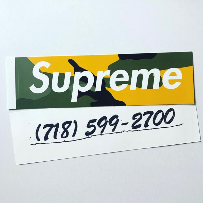 Supreme 2017 F/W 秋冬 Brooklyn Box Logo Sticker 布魯克林 開幕 貼紙