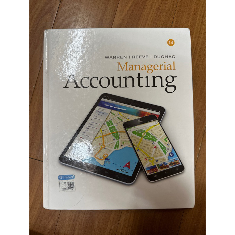 大學用書 管理會計Managerial Accounting  WARREN 14版