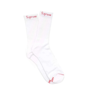 Supreme Hanes Crew Socks 白色 一入 單雙販售 SUP-SS18-572 [現貨]