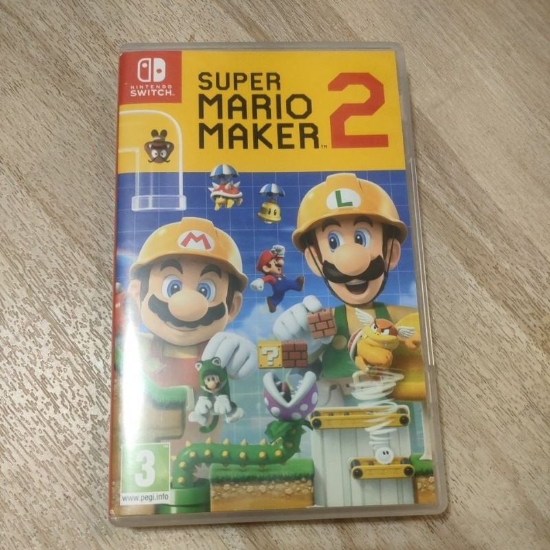《二手便宜出清》超級瑪利歐創作家 2 Super Mario Maker 2 - NS Switch 中文版