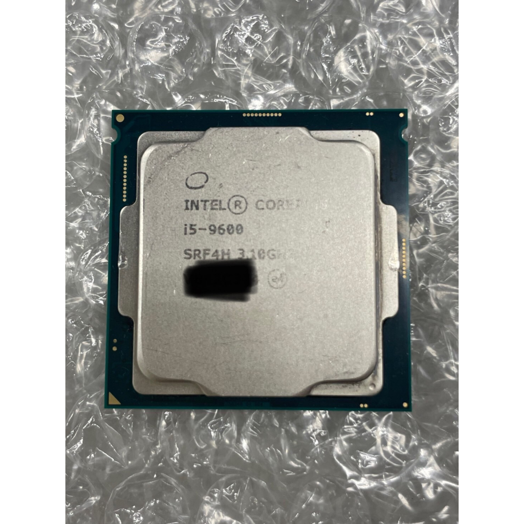 【二手】中古 Intel® Core™ i5-9600 處理器 9M 快取記憶體，最高可達 4.60 GH 升級維修用