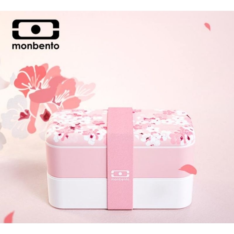monbento櫻花粉便當盒