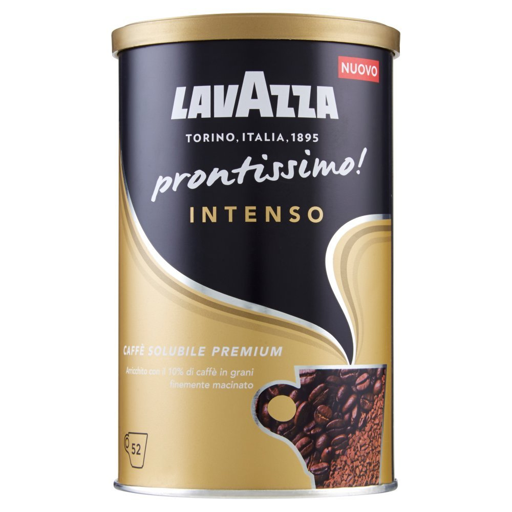 請詳看內容-LAVAZZA Intenso 醇厚即溶咖啡粉醇厚風味請詳看內容