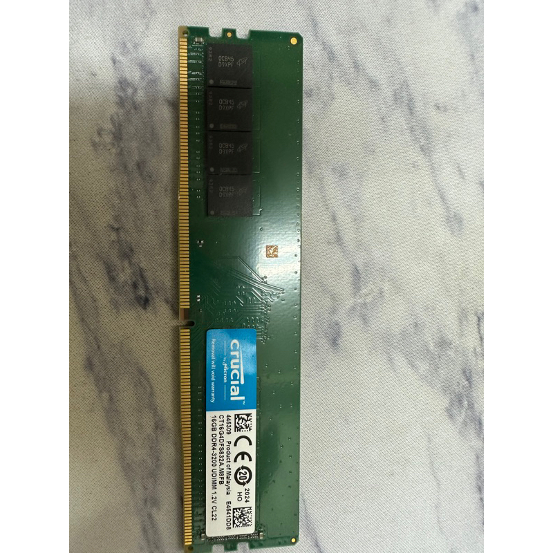 二手美光DDR4 3200 16G記憶體