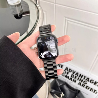 不鏽鋼金屬 蘋果錶帶 適用於 Apple Watch 8 7 6 5 4 SE 錶帶 49mm 41mm 45mm