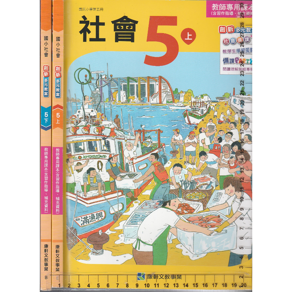4 O 110年四版《國小社會 創新多元教案 5上+5下 教師專用課本 共2本》康軒 B,E